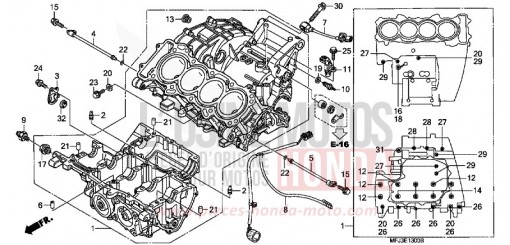 CARTER MOTEUR CBR600RR8 de 2008